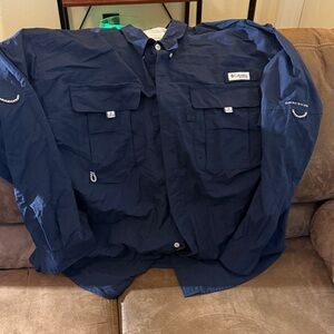 Columbia Men's Deep Blue Shirt Jacket